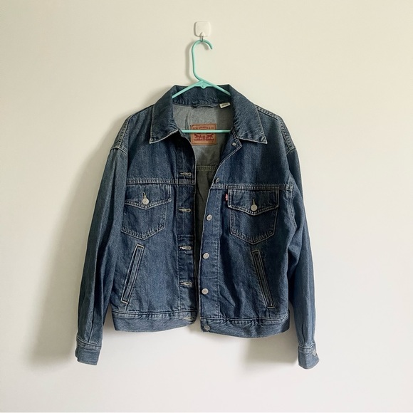Levi's Jackets & Coats Oversized Loose Levis Womens Pajama Trucker Jacket Personal Space